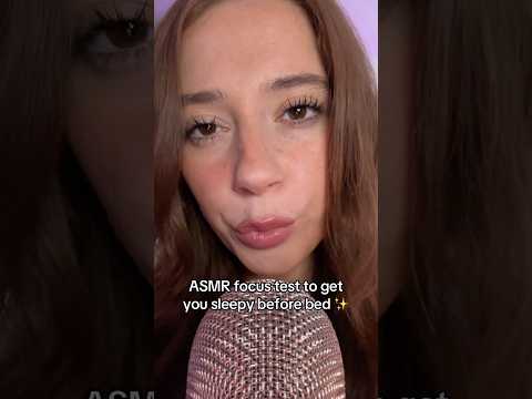 ASMR focus test