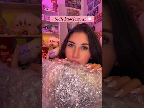 Bubble wrap , biting ASMR 🗯️ #tingles #asmr #bubblewrap #biting