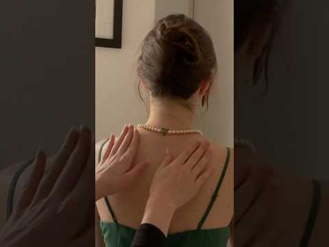 ASMR tingly skin tracing with wave sounds 🌊 #asmr