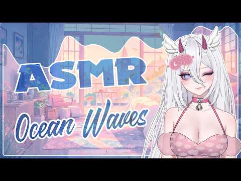 【ASMR】Waves of Relaxation 🌊 Ocean waves made with Fabric & Soft Blowing | No Talking!