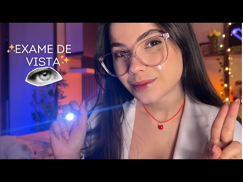 ASMR | Exame De Vista Rápido 👩‍⚕️👀