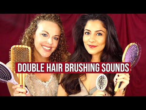 ASMR Dual Hair Brushing- The Most Amazing Binaural Experience! Relaxing Whisper Spa, Sleep Aid, Calm