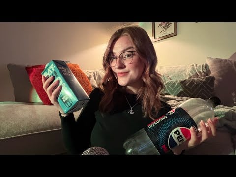 ASMR On My Empties | Cardboard, Plastic & Glass Tapping/Sounds 