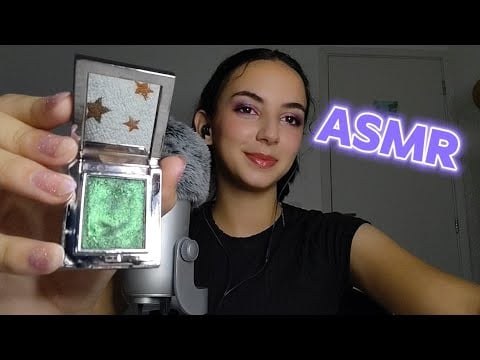 ♡ASMR CONVERSANDO COM VOCÊ ENQUANTO MOSTRO MINHAS MAQUIAGENS! Vídeo para relaxar e fazer companhia🩷