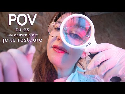 ASMR FR | POV tu es une oeuvre d'art, je te restaure 🖼 ! (roleplay)