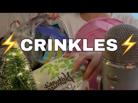 ASMR | Fast and Aggressive Crinkles Assortment | Part 4 | No Talking