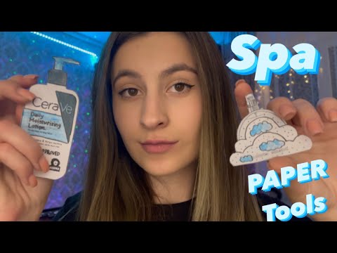 Asmr Spa with PAPER Tools in 1 minute