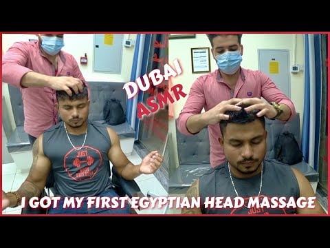 ASMR | My First Egyptian Head Massage Ever 🇦🇪