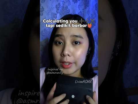 ASMR Calculating You but kinda fast typing ➕✖️➗ #asmr #calculating #calculator