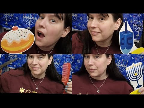 ASMR Hanukkah Hair Cut