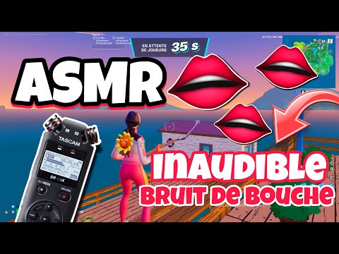 ASMR Français • INAUDIBLE ET BRUITS DE BOUCHES INTENSES AVEC LE TASCAM 😴 (le meilleur combo)