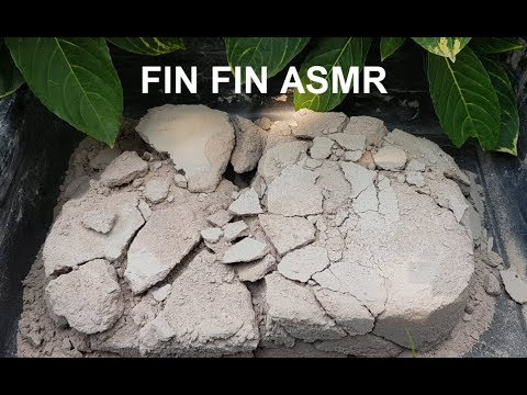 ASMR : Sand+Cement Crumbling and Shaving #173