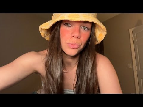 ASMR clothing haul for my honeymoon (fabric sounds & rambling) 