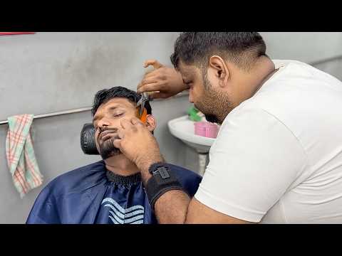 ASMR Barber Shamboo - $5 Relaxing Haircut, Face & Head Massage For Deep Sleep (Full Salon Service)