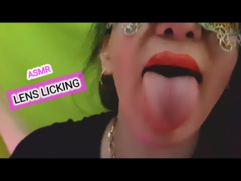 ASMR LENS LICKING | LENS LICKING | ASMR MOUTH SOUNDS | LENS CLEANING 💋 (instant tingles)