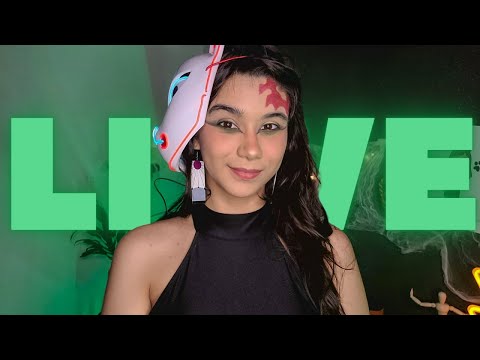 ASMR LIVE DE HALLOWEEN: VEM DORMIR AQUI!