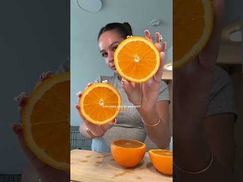 Fresh press juice for your skin?🍊 It’s possible only with Vitamin C by Skintific 🧡 #skincare #asmr