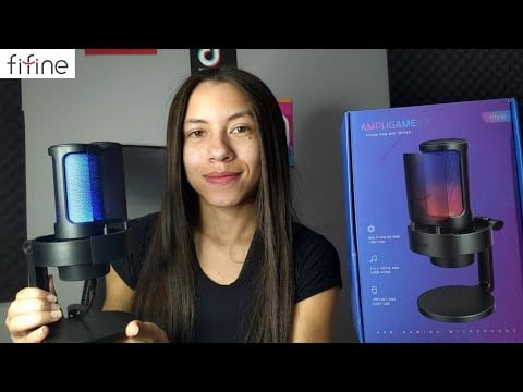 ASMR REVIEW FIFINE AMPLIGAME A8 - Testando o Microfone