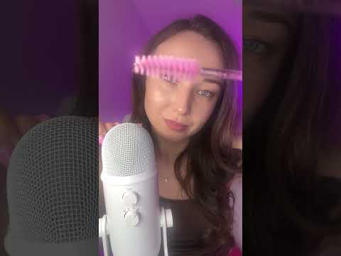 ASMR Brushing your eyelashes #asmr #triggersforsleep #relax #brush