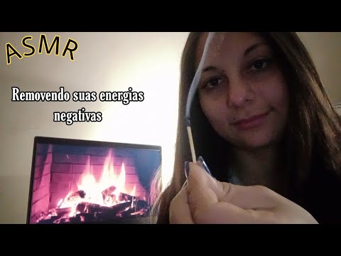 ASMR | REMOVENDO SUAS ENERGIAS NEGATIVAS E ENVIANDO POSITIVAS 🤍