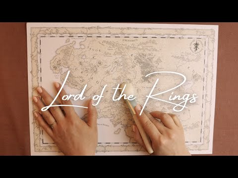 ASMR A Map of Middle Earth (soft spoken)