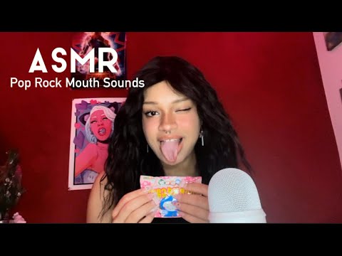 Super tingly PopRock Mouth Sounds! Candy, Clicky, Fizzy, Wet, Sticky mouth sounds, upclose