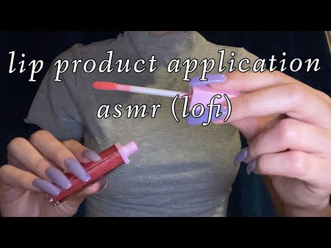 fast lip product application asmr || lofi