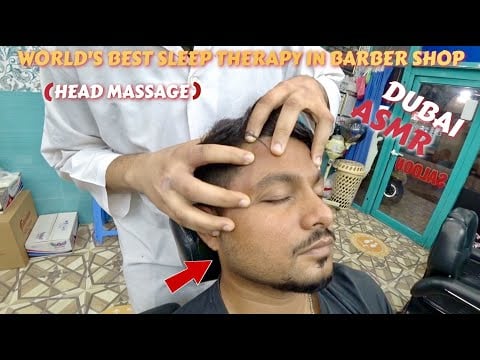ASMR | World's Best Sleep Therapy Head Massage 🇦🇪