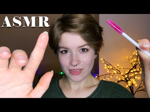 АСМР Макияж слюнкой👅💦 Звуки рта 💖 100% мурашки / ASMR Spit painting 👅💦 Mouth sounds 💖 100% tingles