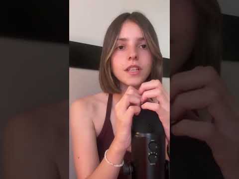 lo fi mic tapping pt. 9 🎤 ✨️ #asmr #fyp #tinglebay #lofi