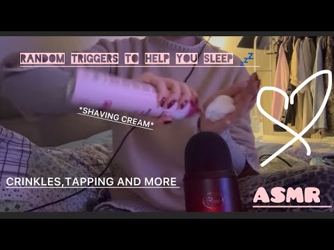 [ random -asmr ] tracing , tapping ,spraying sounds + many more  NO TALKING 