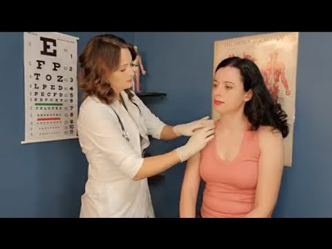 ASMR REAL PERSON SHOULDER EXAM & MASSAGE ON  @LunaLux ASMR  MEDICAL EXAM ROLEPLAY