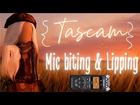 ✨ TASCAM Mic Biting & Lip Licking | ASMR for Sleep