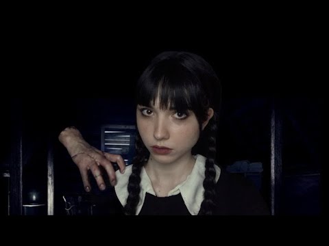 АСМР Уэнздей и Вещь спасли тебя от Хайда 🕷🕸 ASMR Wednesday Addams and Thing 🧟‍♂️