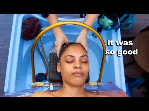 ASMR: Relaxing Vietnamese Headspa Water Massage with Shaving and Ear Cleaning!