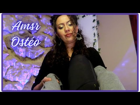 💤 ASMR ostéo - spécial lombalgie et sommeil - sons crépitants et chuchotement