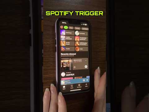 ASMR SPOTIFY TRIGGER #asmr #shorts #asmrshorts