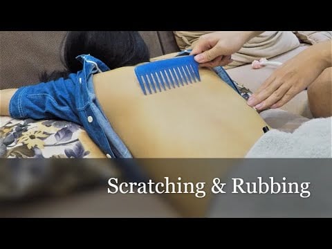 ASMR Gentle Back Massage, Scratching & Rubbing  | Quarantine ASMR