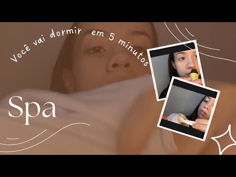 ASMR-SPA , sons de água, sons de boca , voz suave , caseirinho