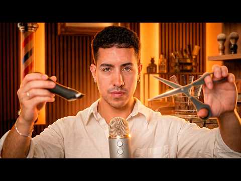 ASMR BARBEARIA PREMIUM 💈✂️ Sons EXTREMAMENTE realistas para dormir RÁPIDO