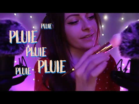 ASMR | Les papouilles de moumoute avec pluie 🌧️💜