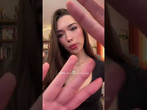#ASMR blowing wind sounds 🌬️ i like to pair this one with towel scratching for ocean soundss