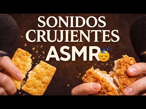 Los Mejores Sonidos Crujientes en ASMR 💤 | Crunchy Sounds para Relajarte 😌