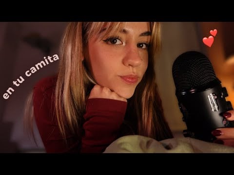 ASMR en TU CAMITA 💖 Te cuido hasta que te duermas (atención personal, mimos y lectura) 😴