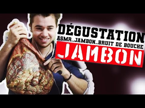 ASMR : Je mange un JAMBON ! ( dégustation bruit de bouche )