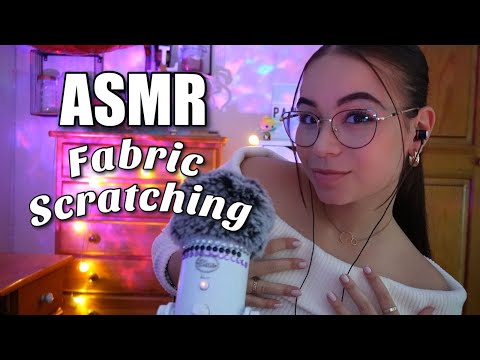 ASMR FABRIC SCRATCHING👚(Mouth sounds + Skin Rubbing muy relajante) ASMR para dormir | Pandasmr