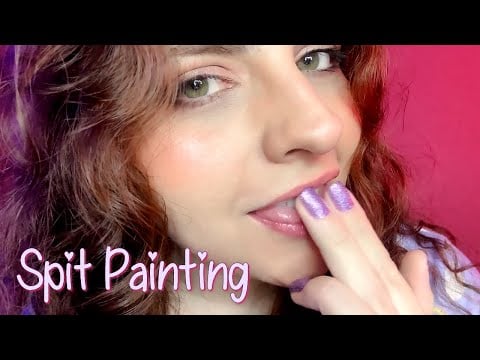 ASMR ~ gently spit painting you ~ ♥
