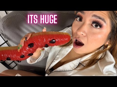 This Giant Gummy Worm is INSANE | ASMR