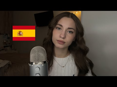 ASMR Learn Spanish With Me 🇪🇸 (very chaotic)