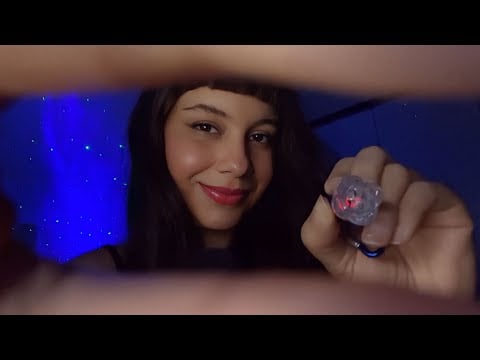 ASMR Exame de Vista 👁️✨ Atenção Pessoal, Luz, Sussurros & Gatilhos Visuais